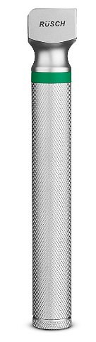 Laryngoskophandtag Smalt med LED-ljus, för 2x 1,5 V AA-batterier. Rostfritt stål.