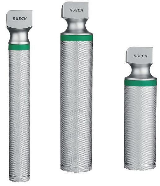 Laryngoskophandtag Vuxen med LED-ljus, 2x 1,5V C-batterier. Rostfritt stål.