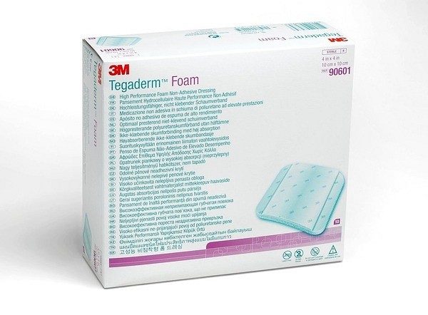 Skumförband Tegaderm HP Foam 10x10cm steril