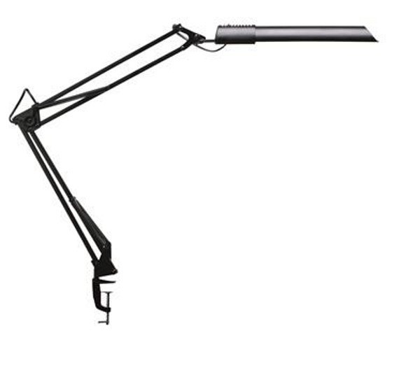 Bordslampa Swingo svart klämma 11W med bordsklämma