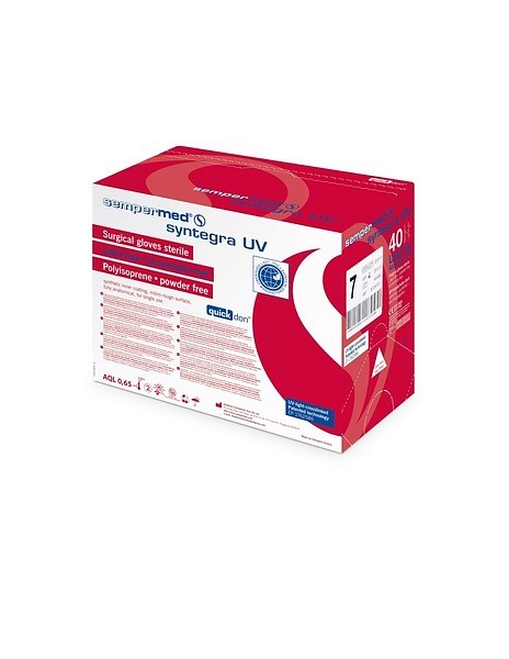 Handske op Sempermed SyntegraUV 8.0 steril latexfri natur