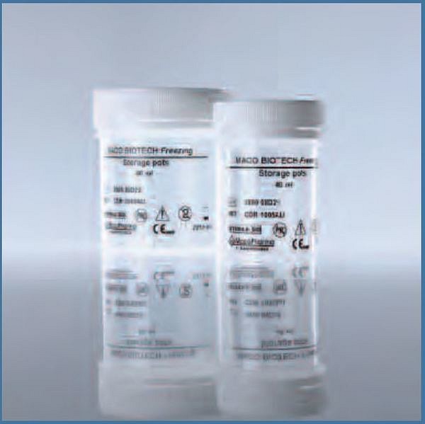 Benbanksburk set om 2 steril yttre 500ml inre 250 ml transparant