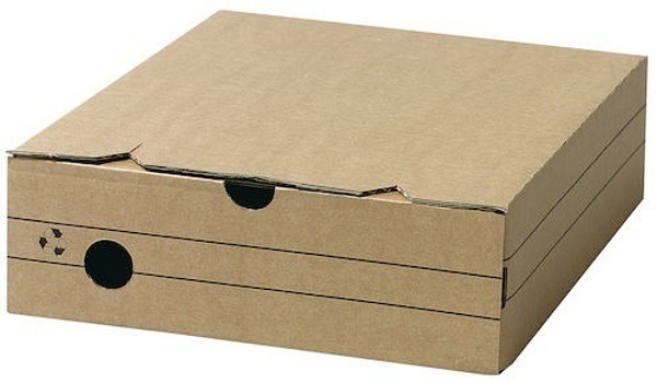 Arkivbox A4 6cm wellpapp