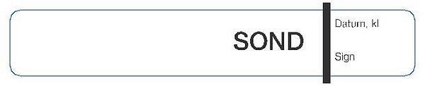 Etikett självh sondspruta vit/svart text 500st/rulle