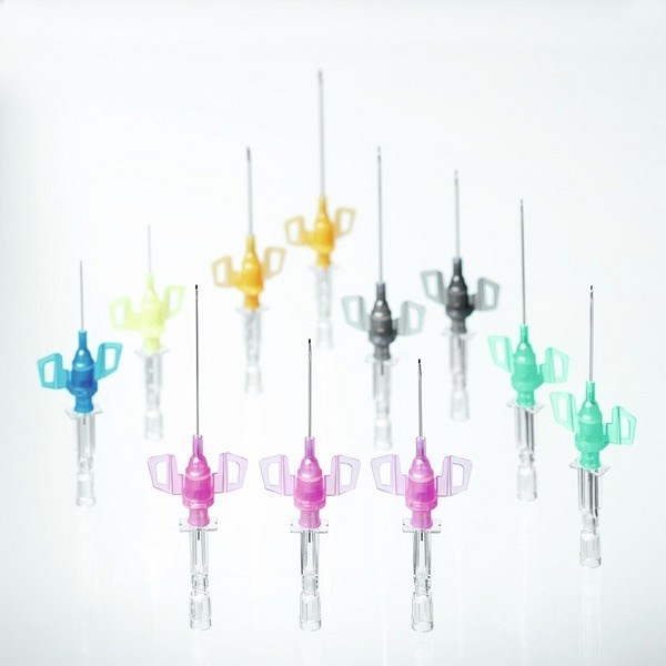 PVK Kanyl Infusion 20g 1,1x32mm Rosa Stickskydd Introcan Safety 3