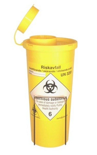 Väggfäste kanylburk Safebox för 2,2l och 3,5l