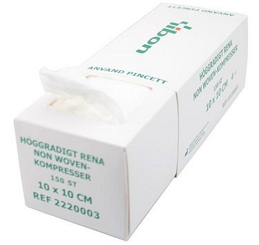 Kompress Nonw 4l 7,5x7,5cm Höggradigt Ren Dispenserbox