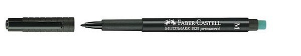 Märkpenna Faber Castell svart spetsbredd 1,0mm permanent