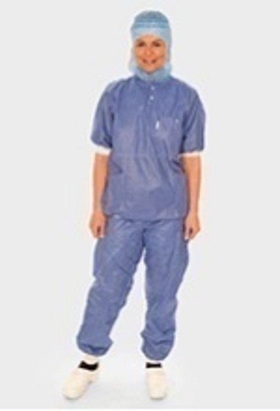 Byxa Barrier blå XXL med mudd clean air suit