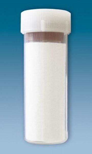 Faecesrör med sked 76x26,5mm pp transportrör 84x30mm med absorbent
