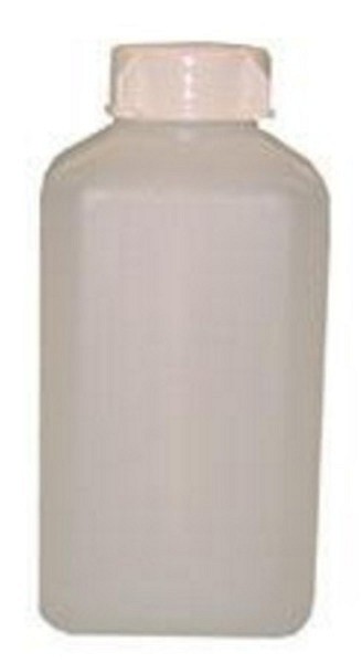 Flaska 1000ml rektangulär hdpe med skruvlock