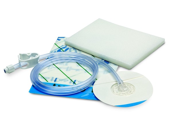 V.A.C.Whitefoam Kit m sårfilm o SensaTrac 10x15x1cm steril 10-pack