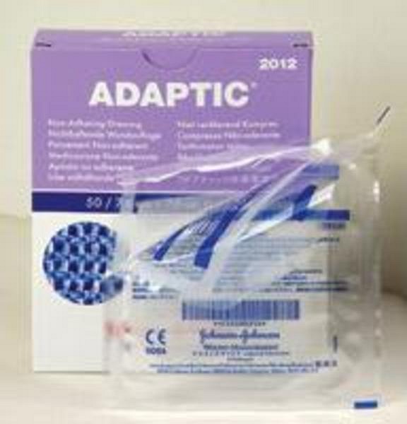Salvkompress Adaptic 7,6x20,5cm steril