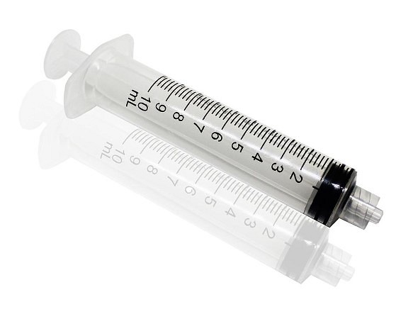 Spruta Omnifix 3-komp l-l 10ml. Steril, centrerad gradering 0,5ml