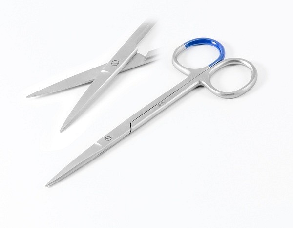 Sax Iris rak spetsig/spetsig Sterisets 11cm steril engångs