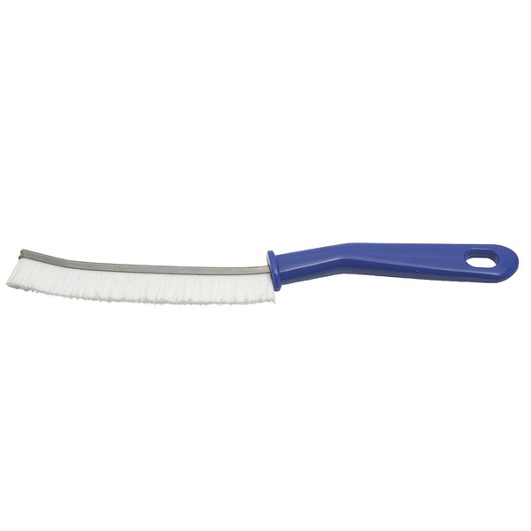 Sanitetsborste blå 12,5cm totallängd 23cm