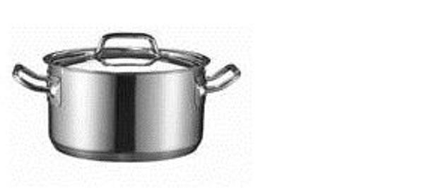 Kittel med lock rostfri 3l 20cm