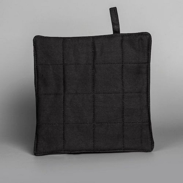 Grytlapp svart 25x25cm