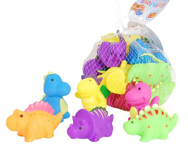 Leksak dino bad för mindre barn från 6 mån 12st i nät
