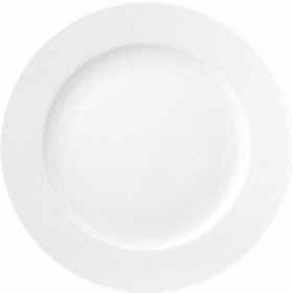 Tallrik Deli flat vit ø20cm porslin stapelbar