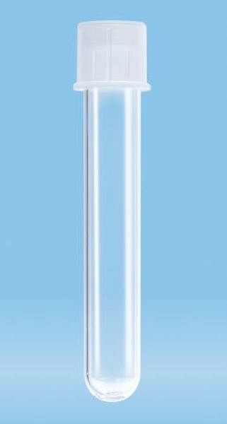 Rör 5ml 75x12mm PS transparent steril ventilationslock