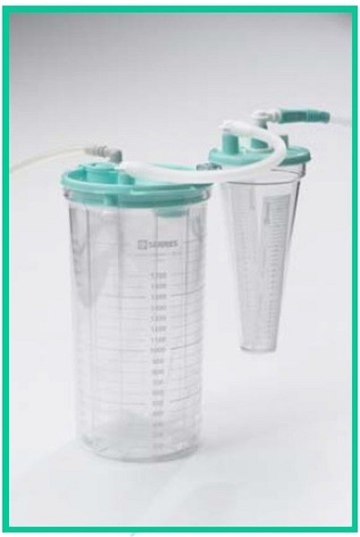 Mätkopp/sugkanister Serres 250ml engångs