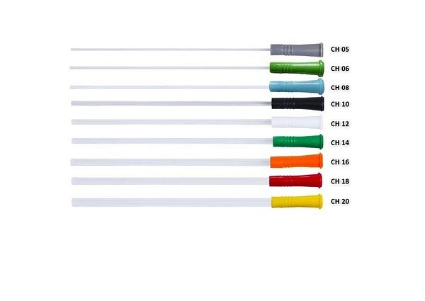 Sugkateter Extrudan rak 25cm ch14 steril latex och PVC-fri