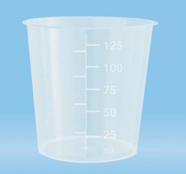 Bägare 125 ml 67 x 66 mm pp transp, passar med lock 10038403