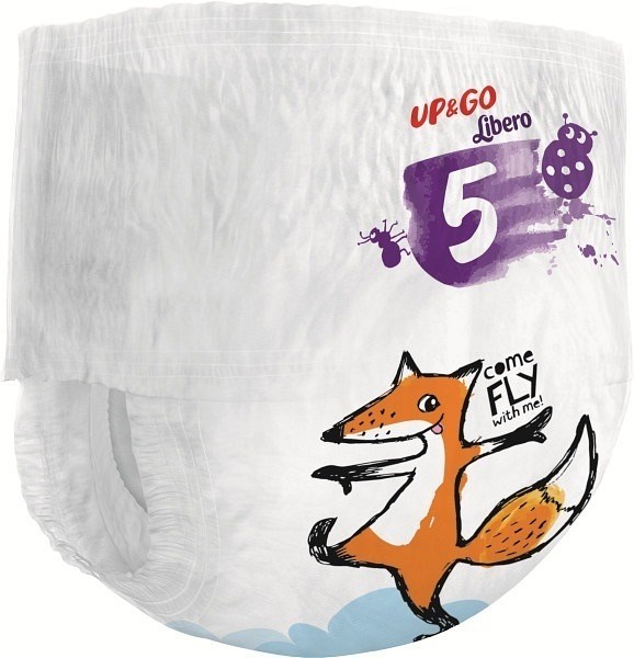 Byxblöja Libero UP&GO 5 9-14 kg. Svanenmärkt