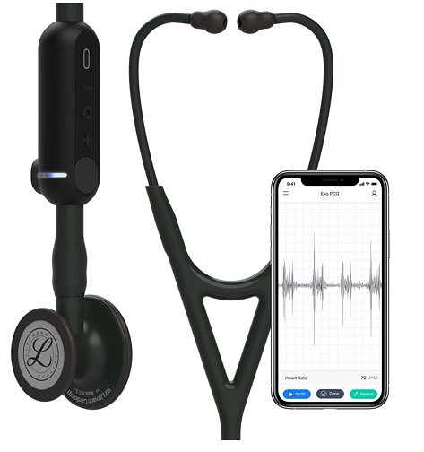 3M Littmann CORE Digital Stetoskop - Svart bröststycke