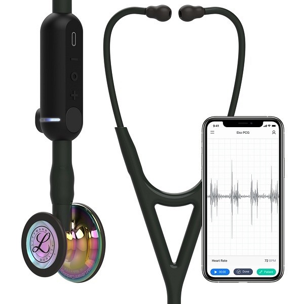 3M Littmann CORE Digital Stetoskop - högpolerad flerfärgad bröststycke