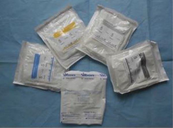 Op tork nonwoven Yibon 35mm ø vit nr 4 steril röntgentråd 5-pack