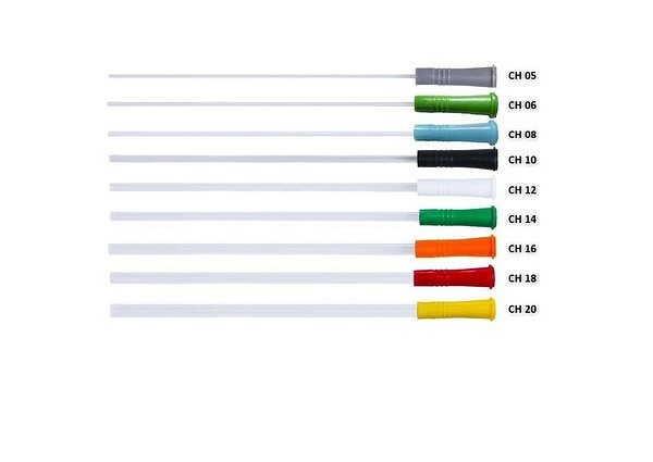 Sugkateter Extrudan rak 25cm ch6 steril latex och PVC-fri
