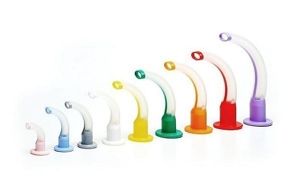 Svalgtub Guedel Stl 1 ISO 6.5 PVC och latexfri Brun