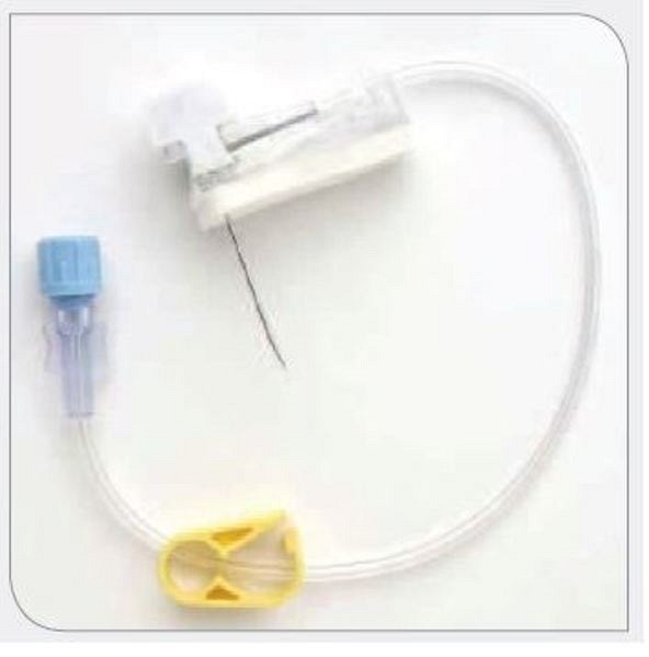Venportsnål Gripper Plus 0,9x25mm. Steril, stickskydd, ftlalatfri PVC