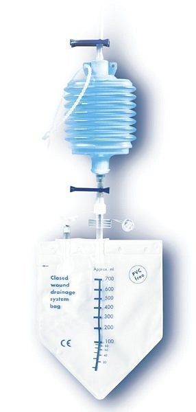 Sårdränage Bellovac set FG 14 steril utan troakar