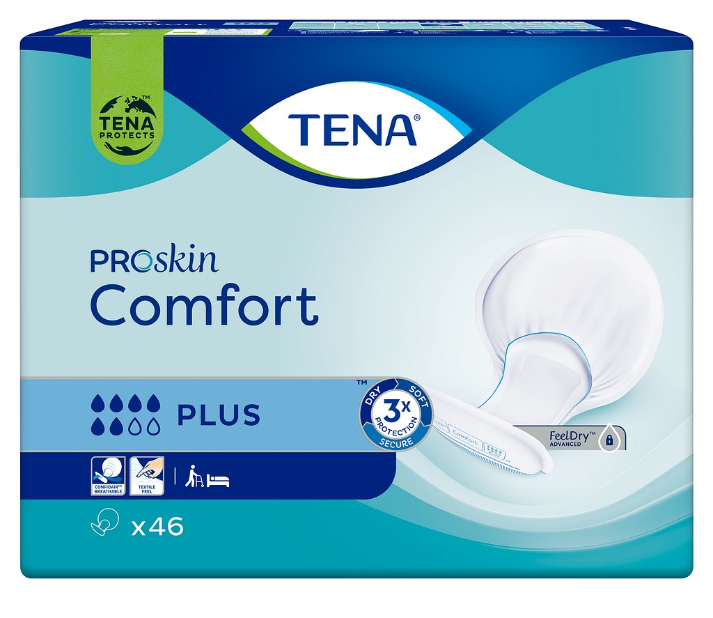 Inko skydd Tena Comfort Plus. 63cm, PABS 550ml