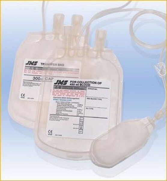 Transfusionspåse 450+400+400ml Ibsp-Np-Bsb 16g