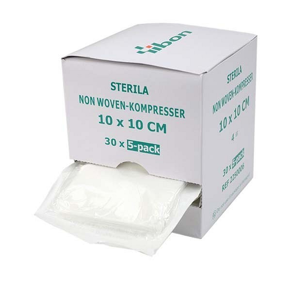 Kompress nonw 4L Yibon 10x10cm steril 5-pack