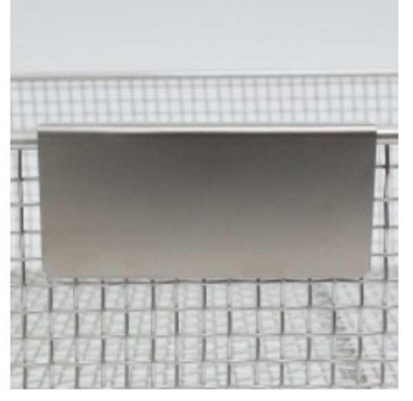 Gallerskylt Metall 75x35 mm m clips Fp 25 st