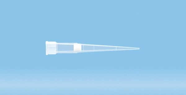 Pipettspets Biosphere 0,5-100µl steril filter gul