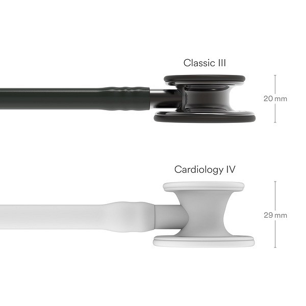 Stetoskop littmann classic 3 svart/ljusgrå bröststycke