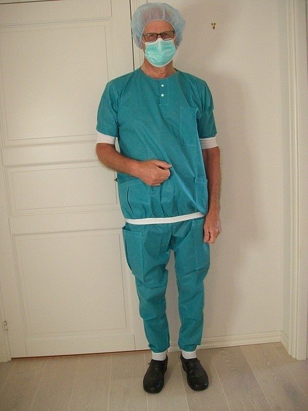 Byxa Ast grön XL med mudd scrub suit