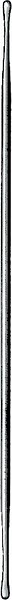 Knappsond 13cm ø2mm avd-kval