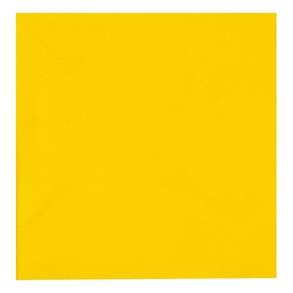 Servett 1- l Gastro-Line gul 33x33cm 1/4-vikt Svanenmärkt