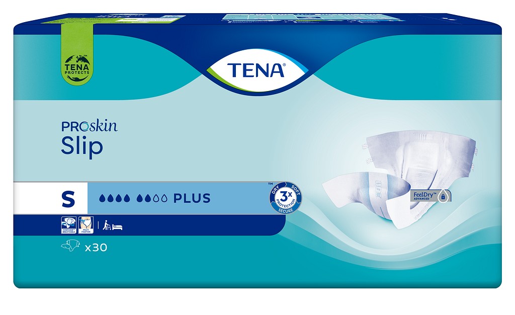 Inko skydd Tena Slip Plus S. Höft 50-80cm, ABS ISO 1460ml