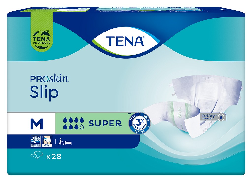 Inko skydd Tena Slip Super M. Höft 70-110cm, ABS ISO 2479ml