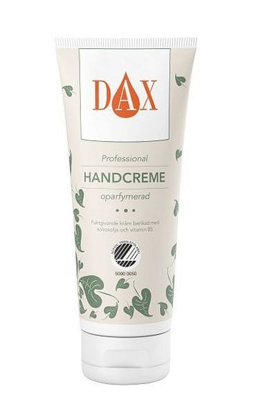 Handkräm DAX Professional vit 100ml pH 5 oparfymerad Svanenmärkt