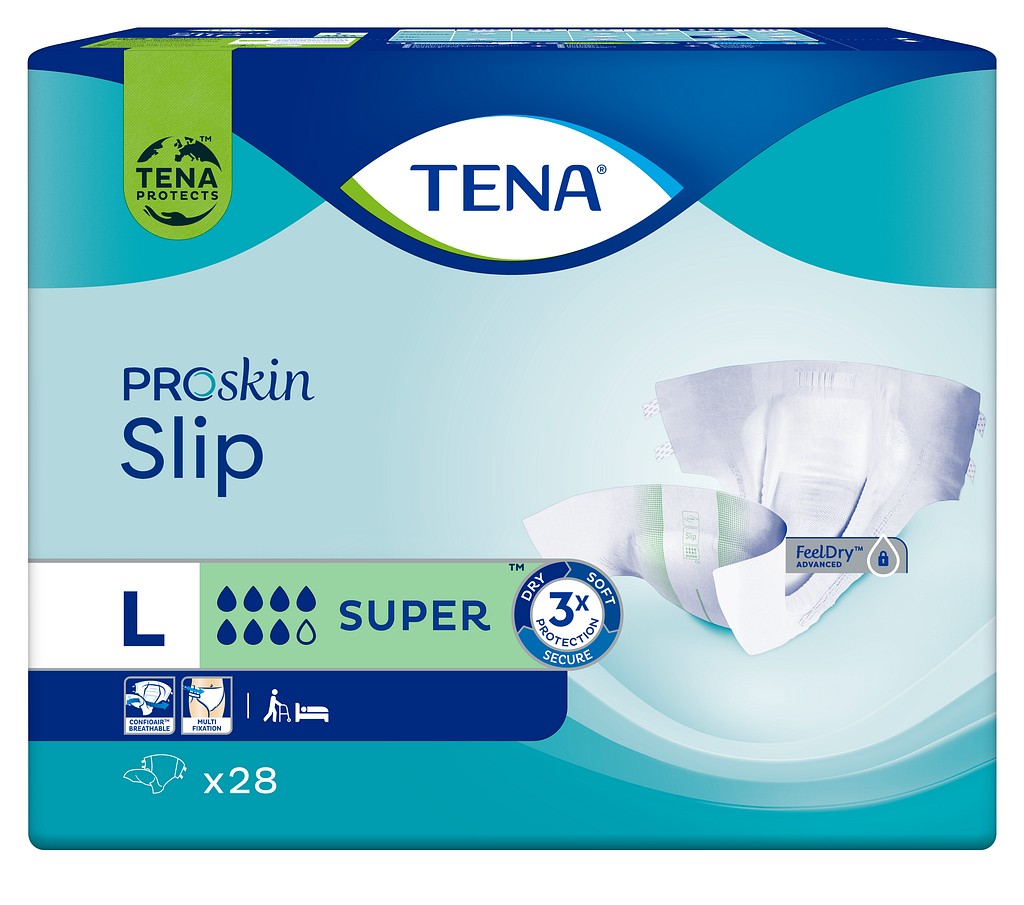 Inko skydd Tena Slip Super L. Höft 100-150cm, ABS ISO 2711ml