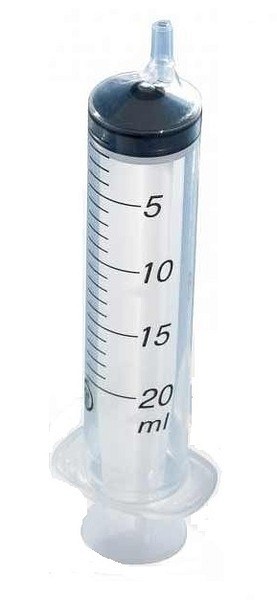 Spruta Terumo 3-komp luer 20ml. Steril, excentrisk gradering 1,0ml